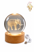 Golden Elephant Glow Lamp 🐘