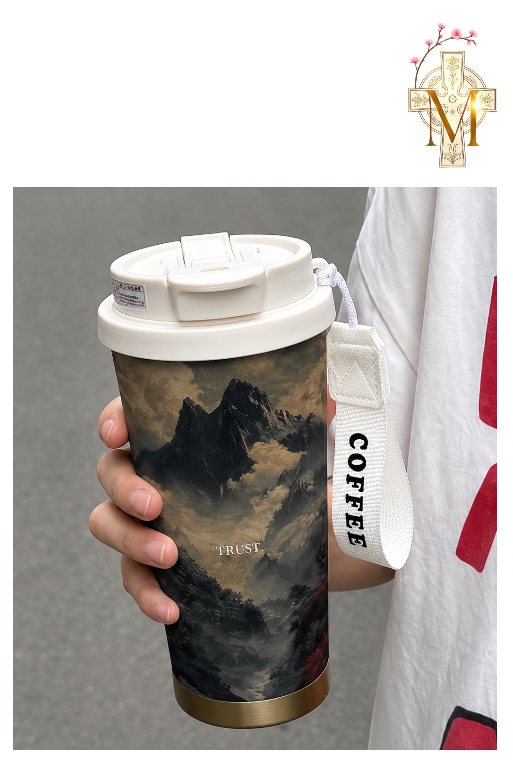 Trust Mountain Coffee Tumbler 🏔️