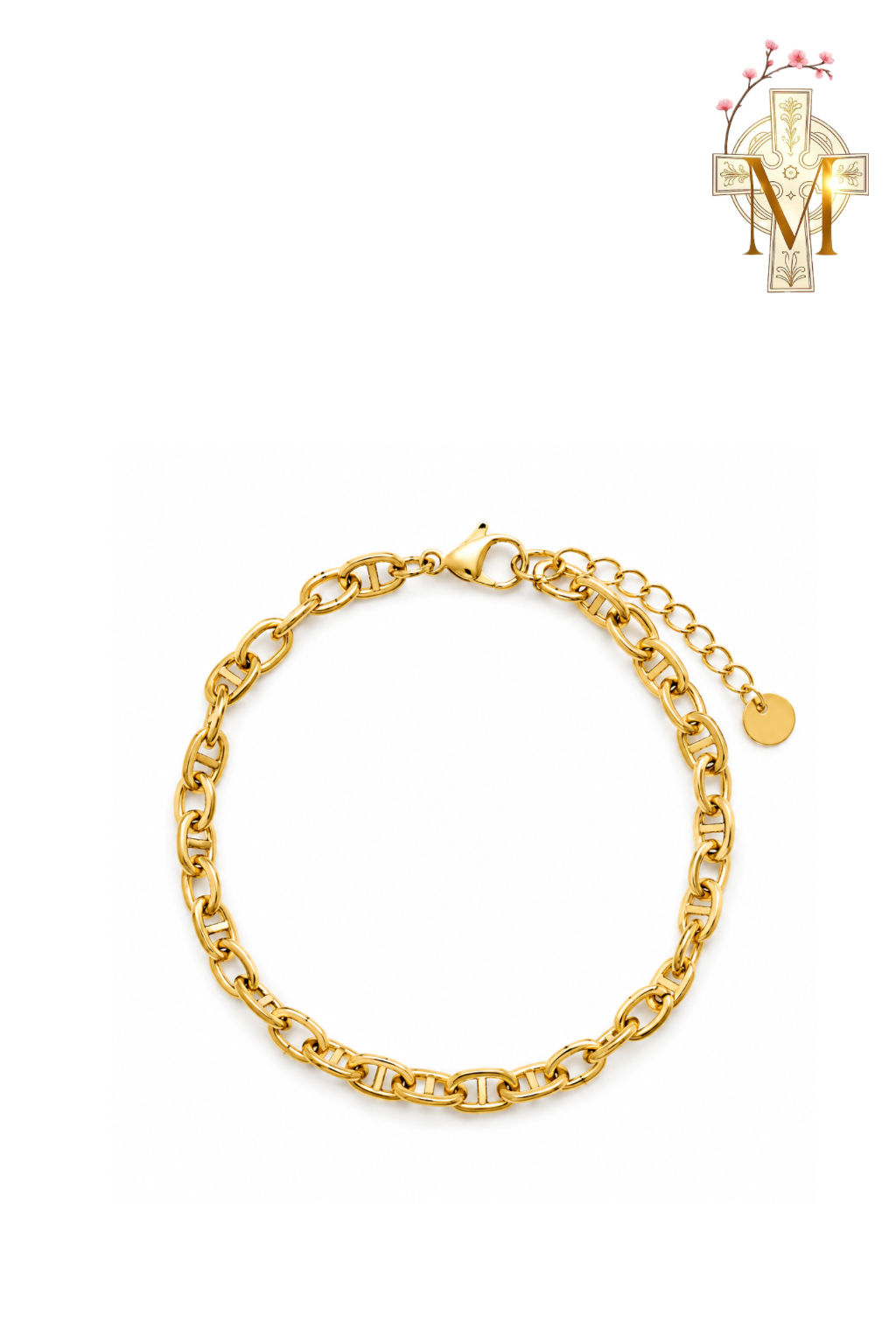 Luxury Gold Link Bracelet – Timeless Elegant Chain Design