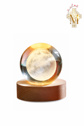 Glowing Moon Crystal Globe