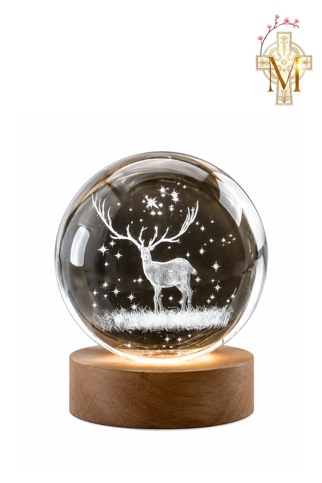 Starlit Deer Lamp