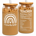Teacher Appreciation Coffee Glass