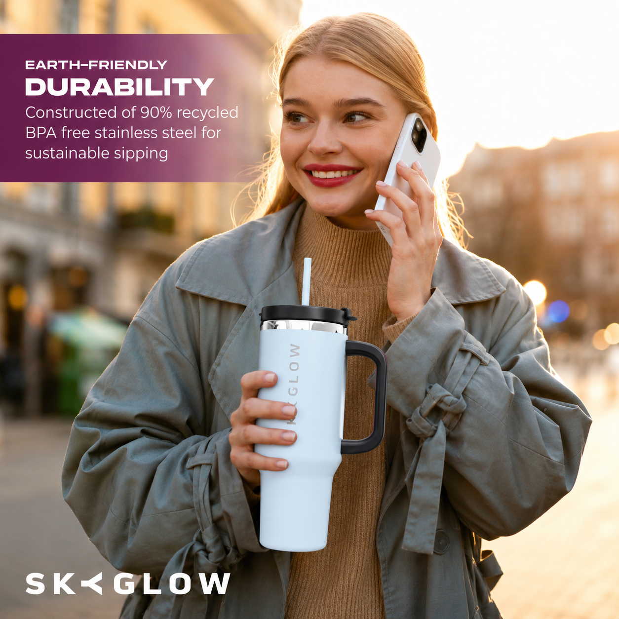 SkyGlow Insulated Tumbler ✨