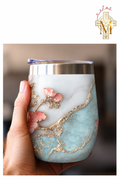 Blush Marble Coffee Tumbler