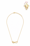 Infinity Mom Necklace – Elegant Gold-Plated Symbol of Endless Love